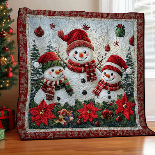 Santa Snowman WY2811011CL Quilt