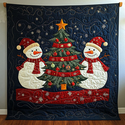 Christmas Snowman WJ1411015CL Quilt