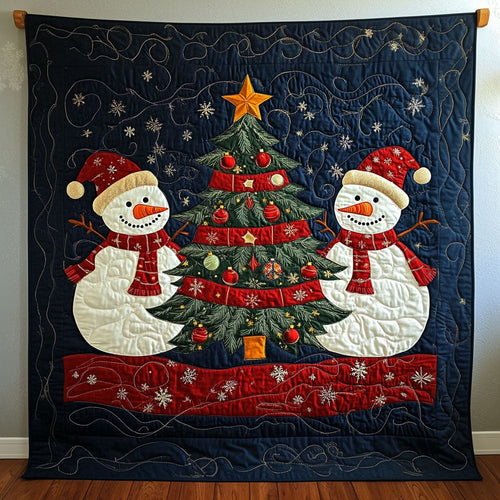 Christmas Snowman WJ1411015CL Quilt