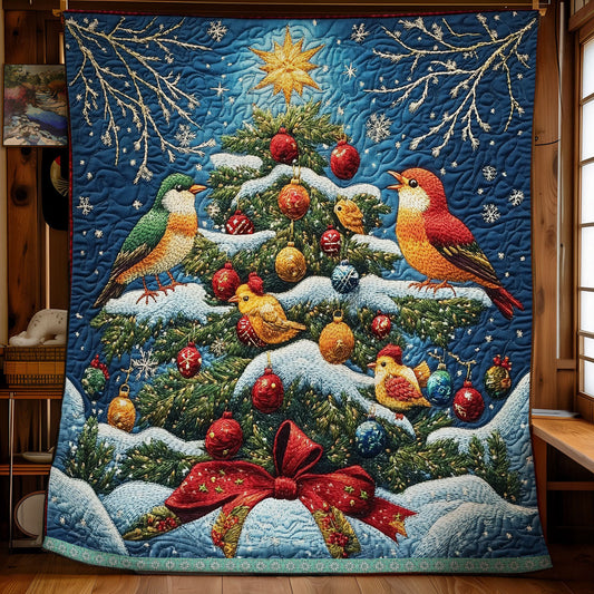 Bird Christmas Tree WX0312006CL Quilt
