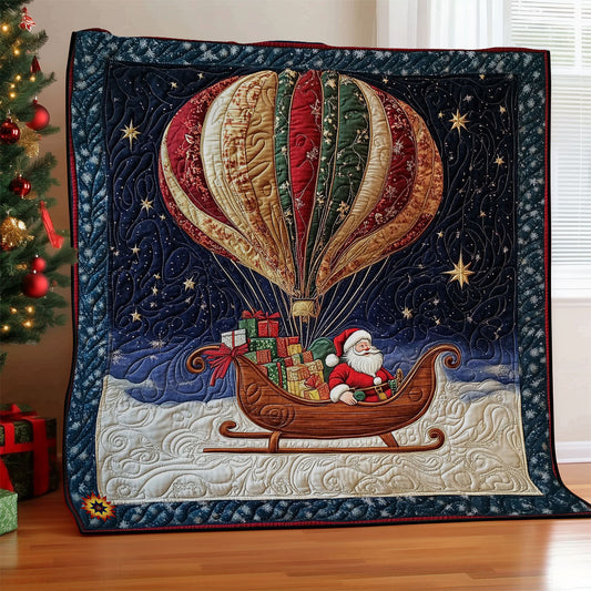 Christmas Hot Air Balloon WY0312009CL Quilt