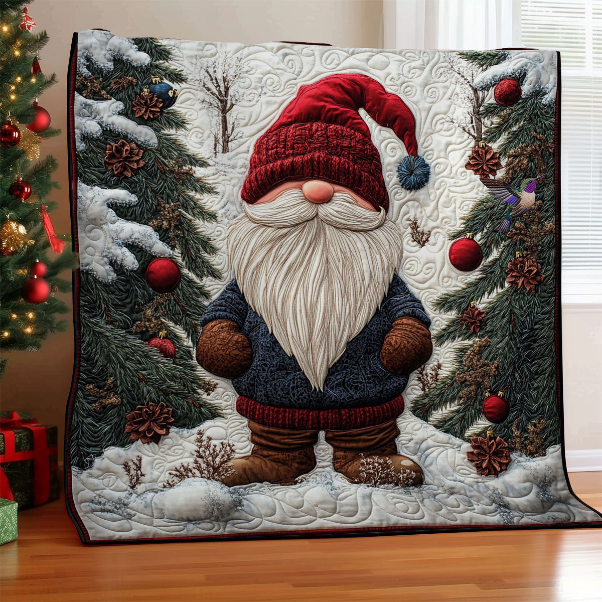 Winter Gnome WY1012058CL Quilt