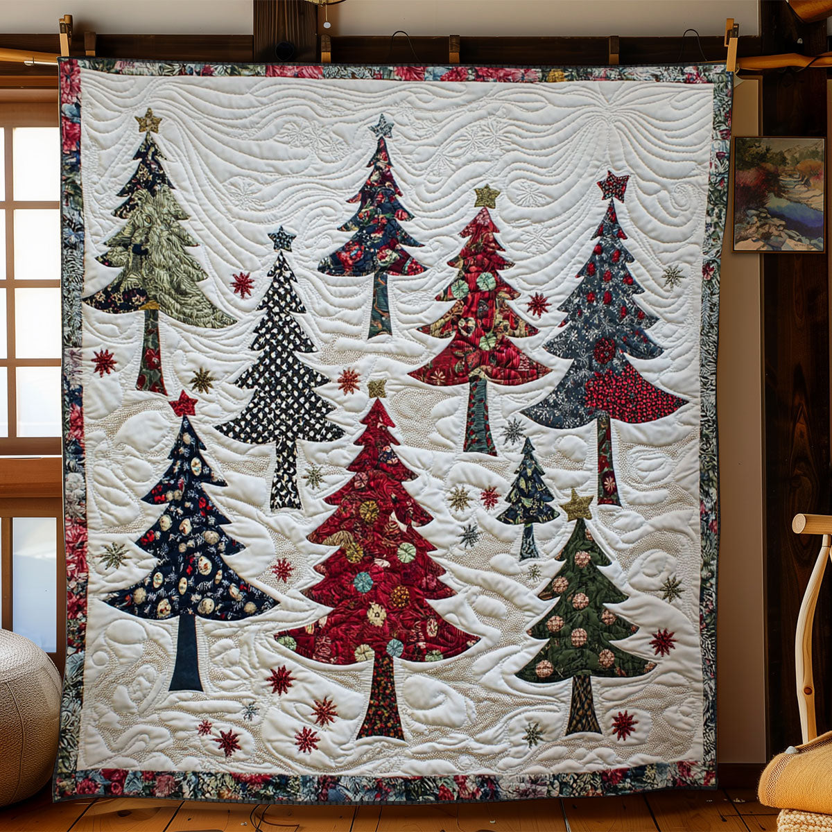Christmas Tree Waltz WN0707036CL Quilt