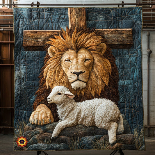 The Lion and The Lamb WU0912005CL Quilt