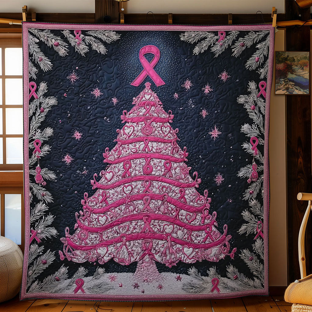 Christmas Tree Ribbon Glow WN0410024CL Quilt