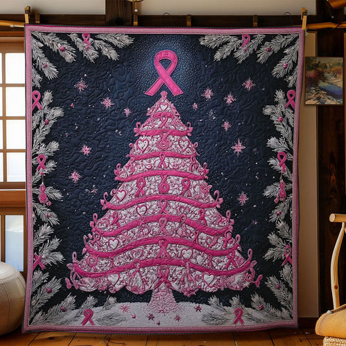 Christmas Tree Ribbon Glow WN0410024CL Quilt