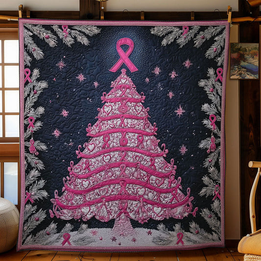 Christmas Tree Ribbon Glow WN0410024CL Quilt