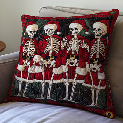 Santa Skeleton WY0412104CL Quilt Pillow Case