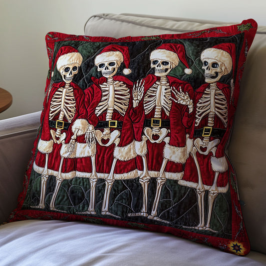 Santa Skeleton WY0412104CL Quilt Pillow Case