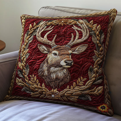 Royal Reindeer WY1612114CL Quilt Pillow Case