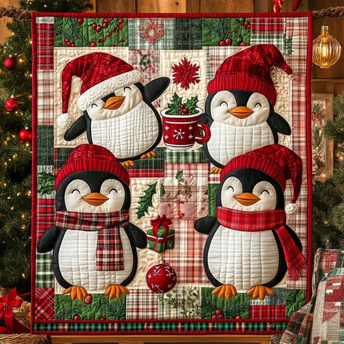 Merry Penguins XR0910019CL Quilt