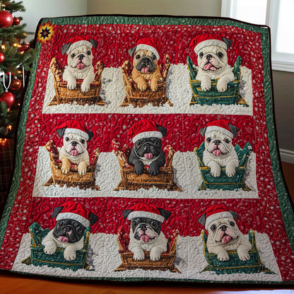 Bull Dog WY2111015CL Quilt