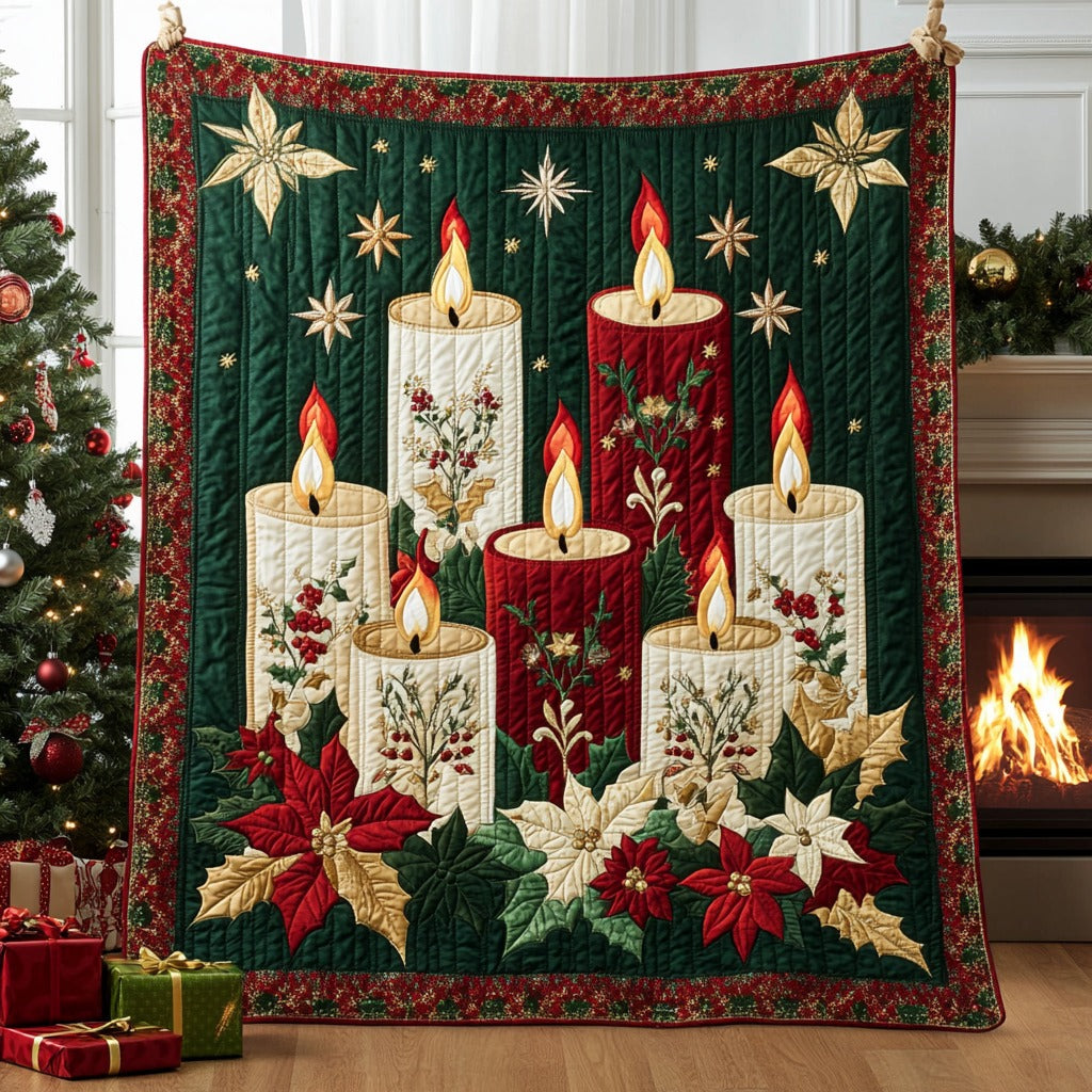 Christmas Candles XR2409012CL Quilt