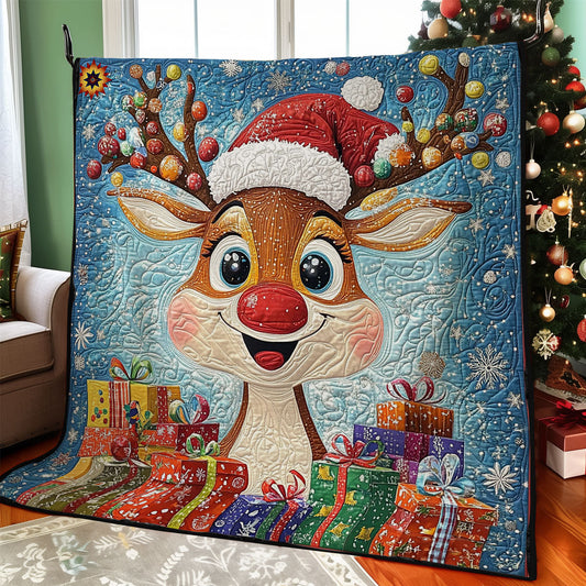 Funny Reindeer WY2511006CL Quilt