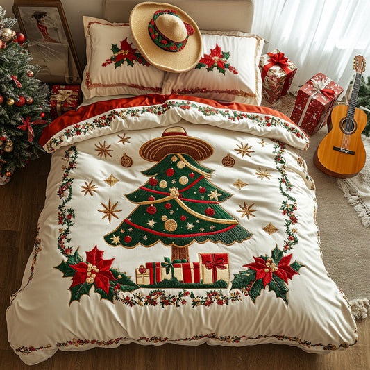 Cancun Christmas Tree WN2608010CL Duvet Cover Set