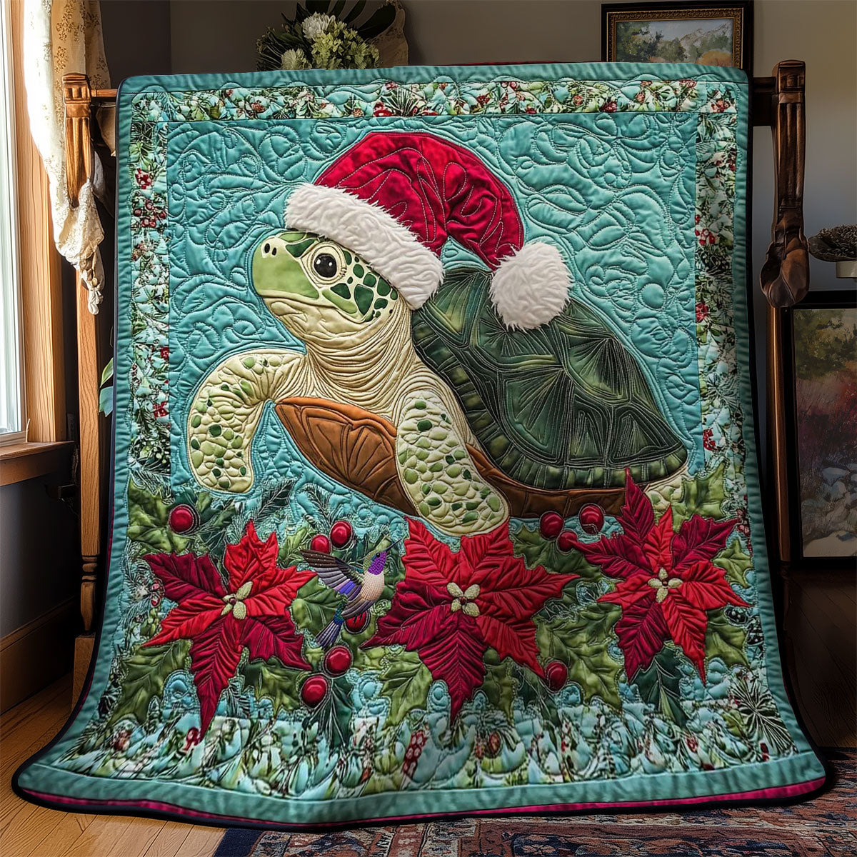 Turtle Noel Delight WN2811019CL Quilt