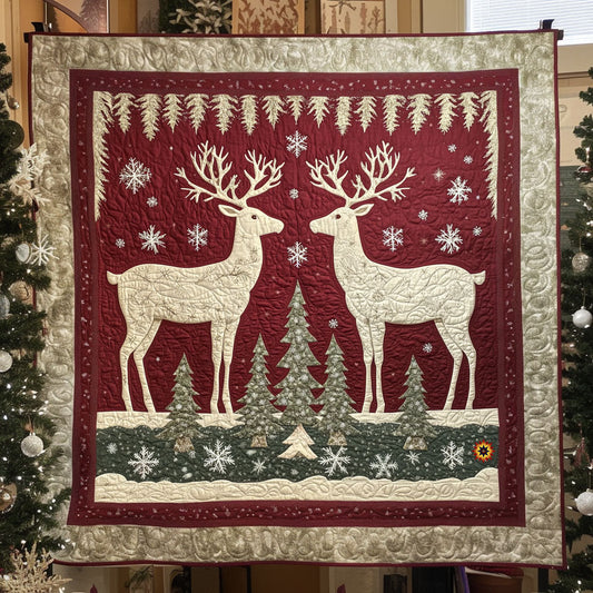 Christmas Reindeer WJ2211017CL Quilt