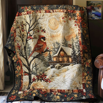 Moonlit Cardinal WJ0201011CL Quilt