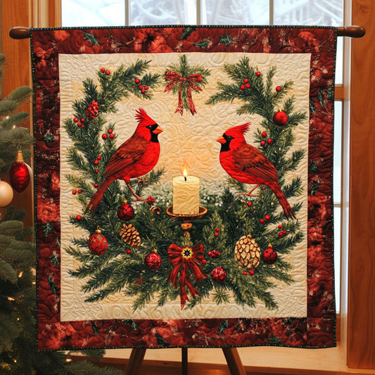 Christmas Cardinal Bird WJ0412009CL Quilt