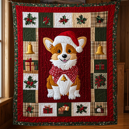 Christmas Corgi CW1109060CL Quilt