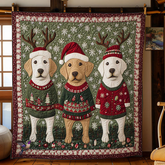 Labrador Christmas Charm WN1112014CL Quilt