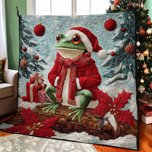 Santa Frog WY0412024CL Quilt