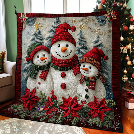 Santa Snowman WY2811013CL Quilt