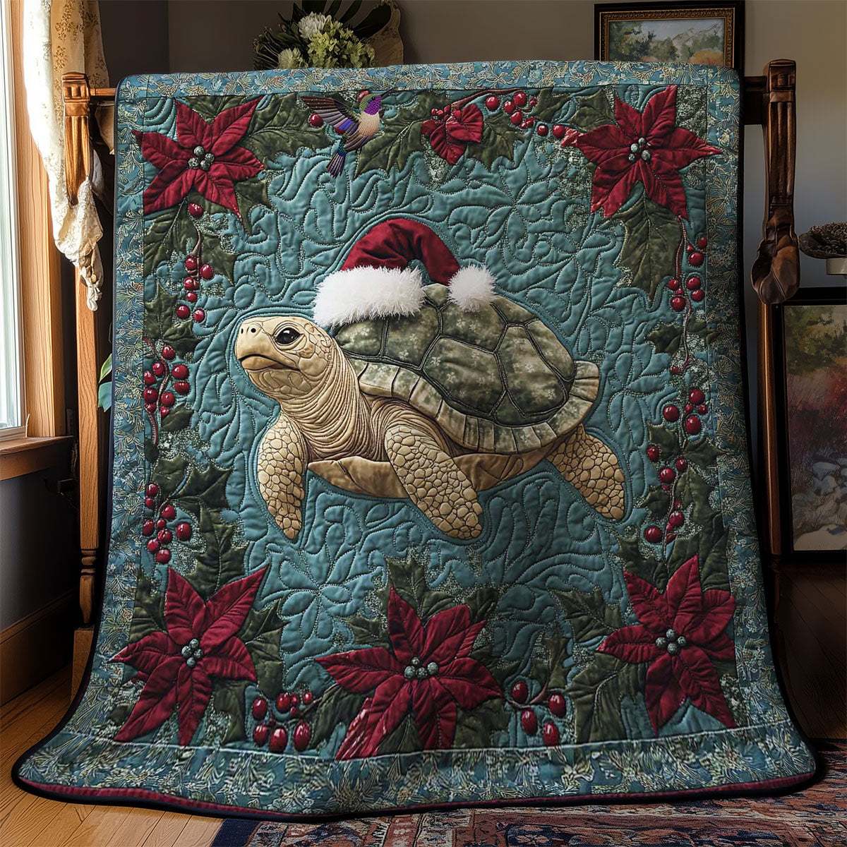 Turtle Noel Delight WN2811021CL Quilt