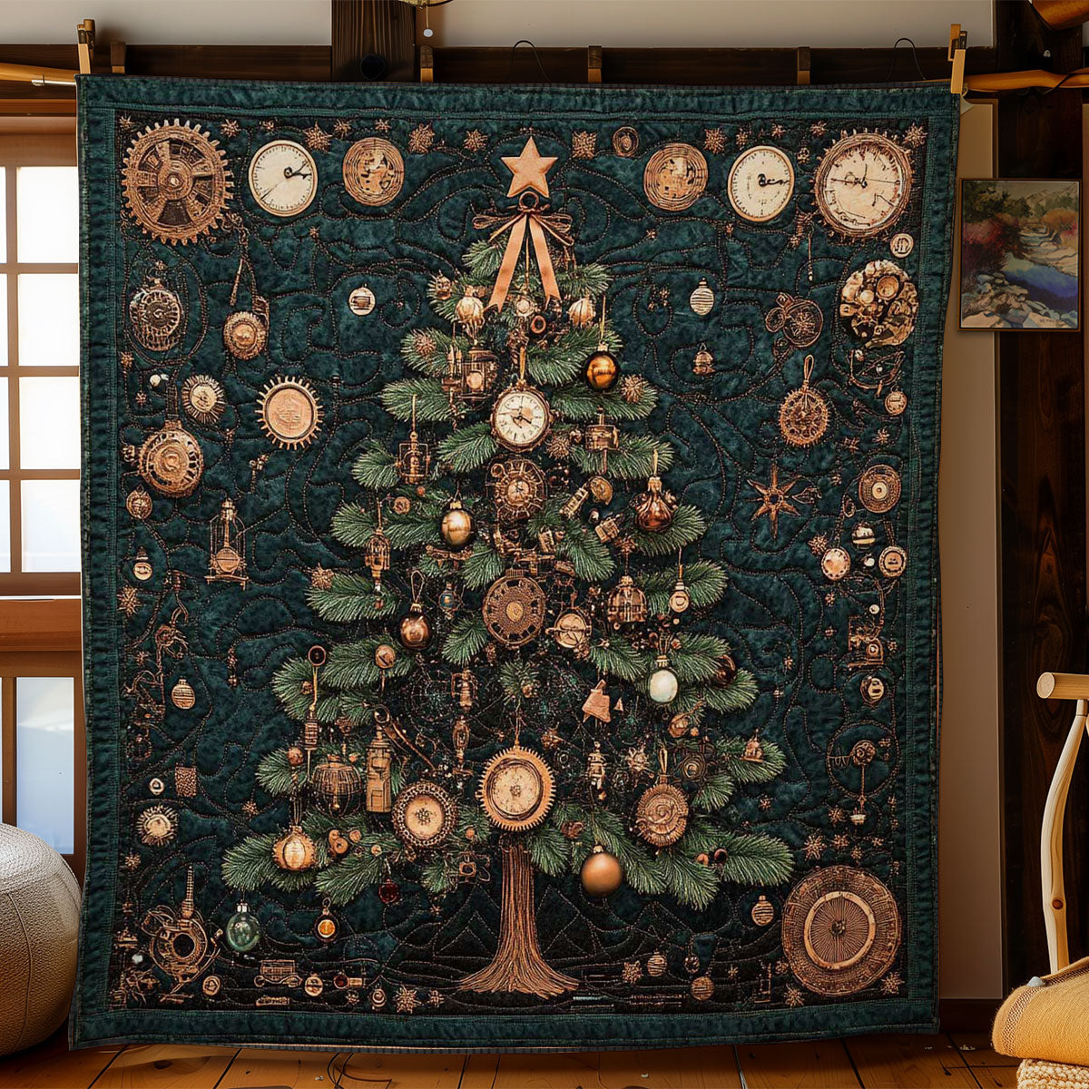 Mystic Christmas Tree WN1005040CL Quilt