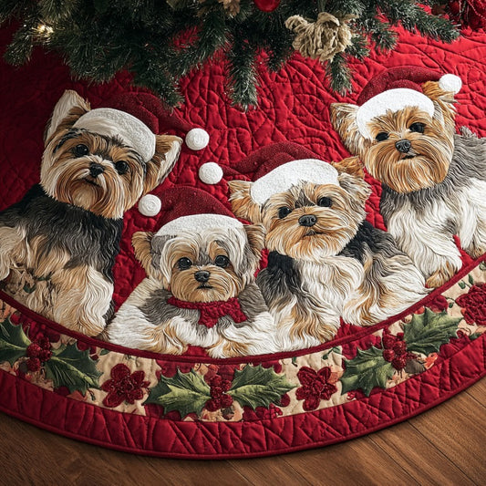 Christmas Yorkshire XR1010010CL Quilted Christmas Tree Skirt