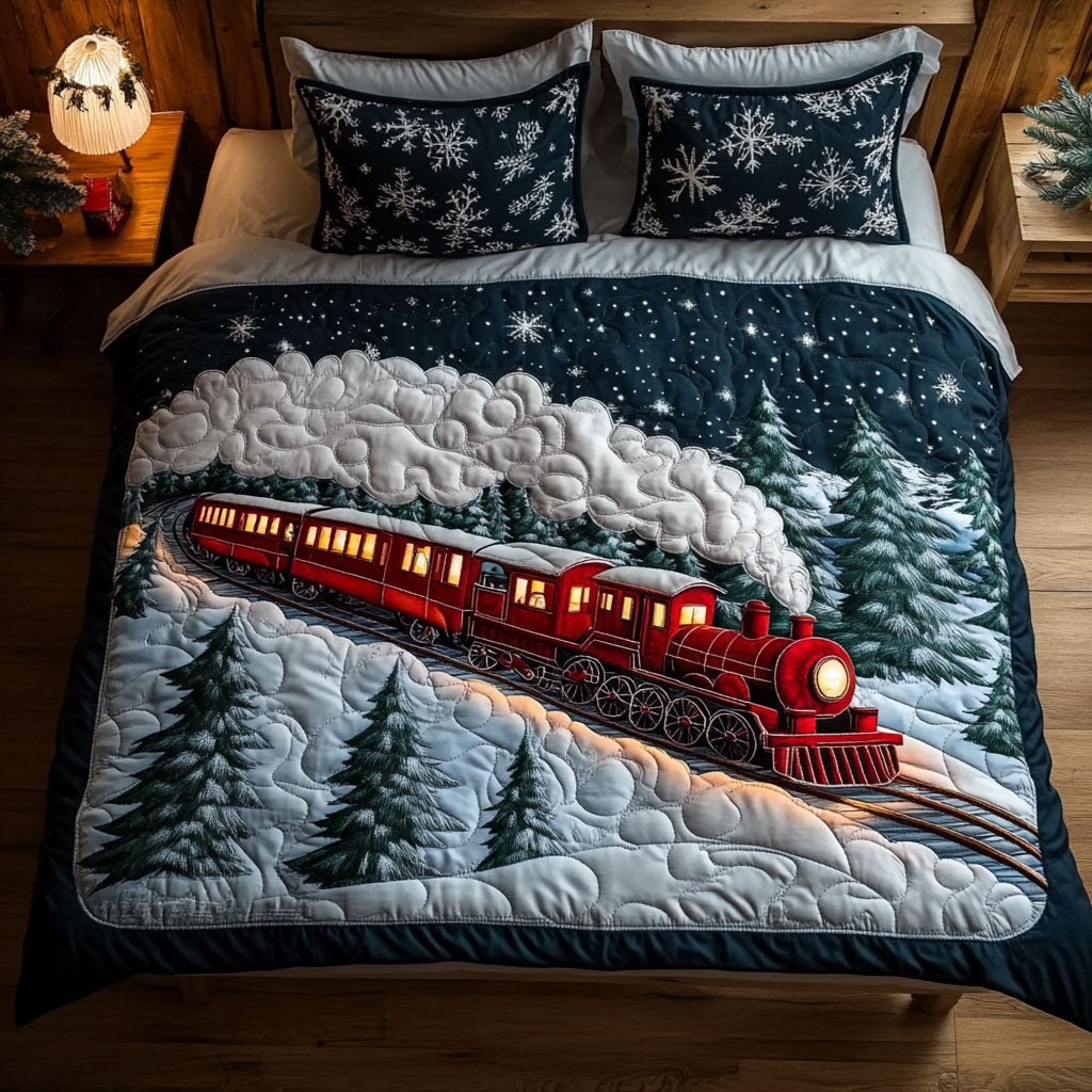 Christmas Train WJ2904003CL Duvet Cover Set