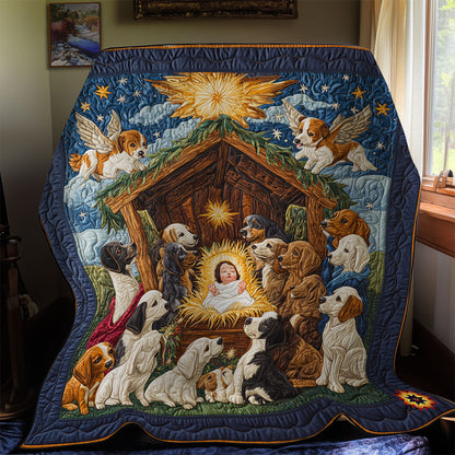 Christmas Dog Angel WY1911095CL Quilt