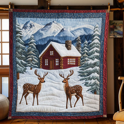 Christmas Deer WJ0108019CL Quilt