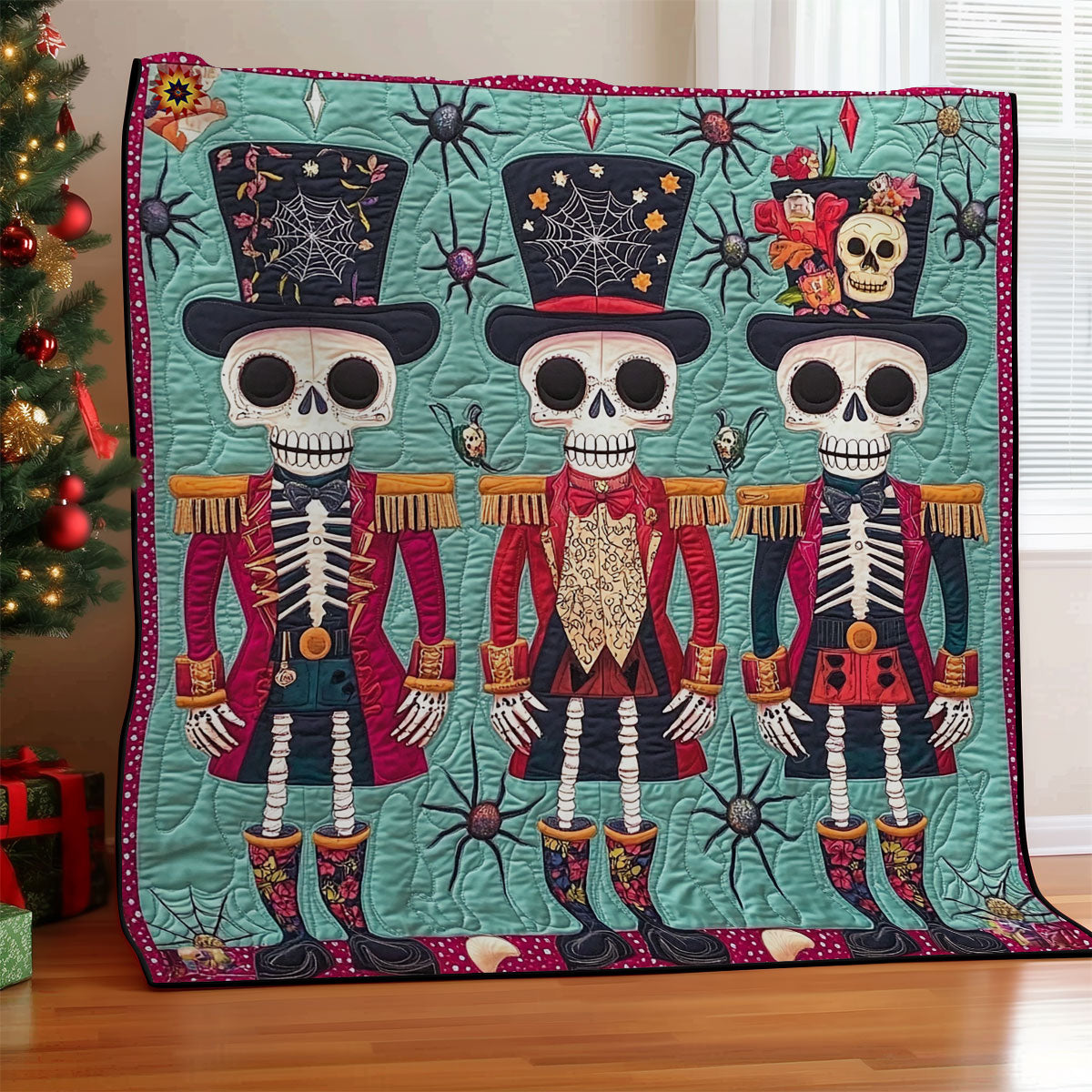Skull Nutcracker WY2111032CL Quilt