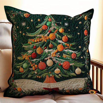 Basketball Christmas Tree WY1012002CL Quilt Pillow Case