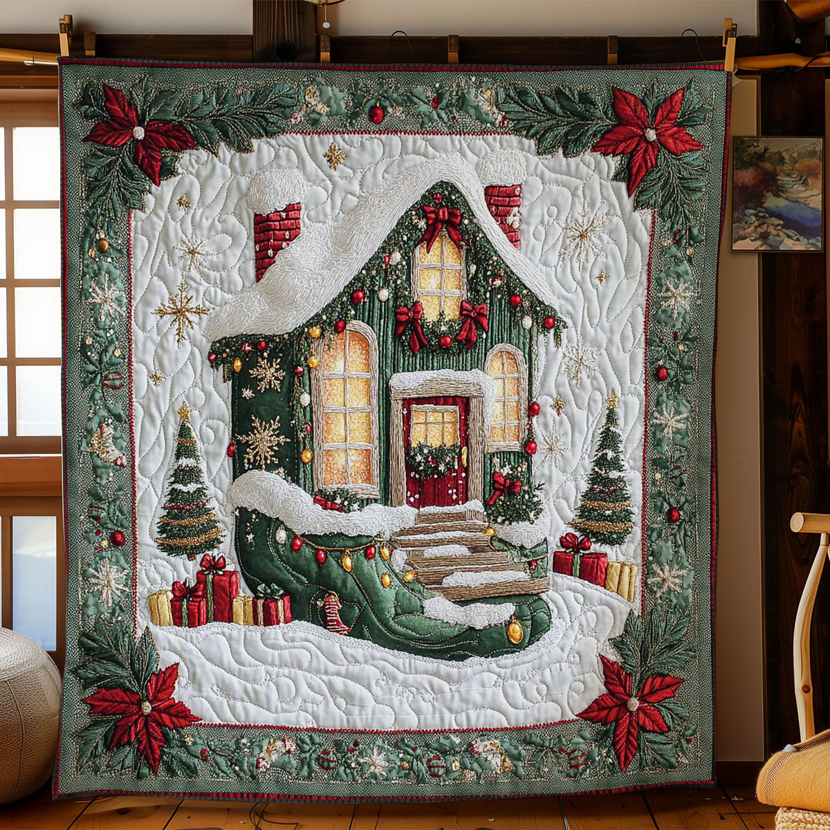 Boot House Nights WN2205007CL Quilt