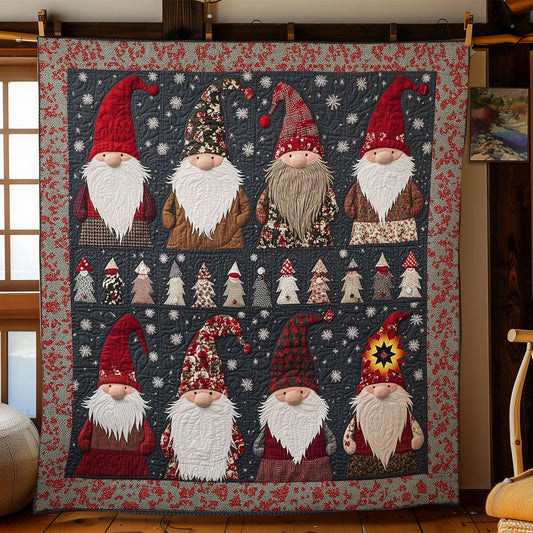 Christmas Eve Gnomes WN2011112CL Quilt