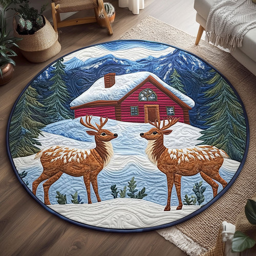 Alpine Companion WJ2907044CL Quilted Round Mat