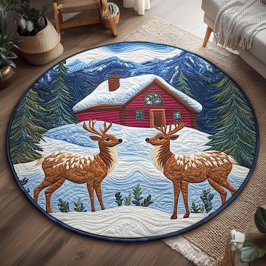 Alpine Companion WJ2907044CL Quilted Round Mat
