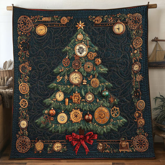 Elegant Ticks Christmas Tree WN1005014CL Quilt