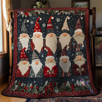 Cozy Cabin Gnomes WN2011108CL Quilt