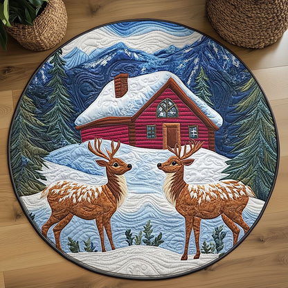 Alpine Companion WJ2907044CL Quilted Round Mat