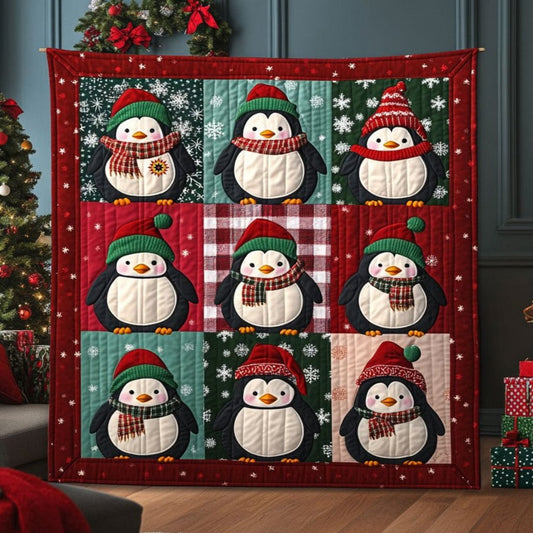 Christmas Penguin WJ0312008CL Quilt