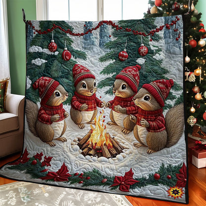 Flame Squirrel WY2611021CL Quilt