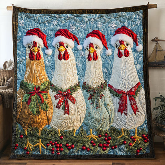 Christmas Chicken WN0810018CL Quilt
