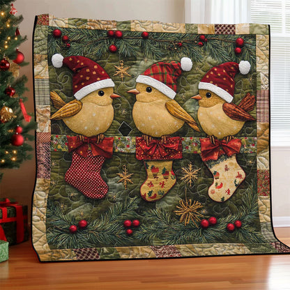 Christmas Bird WJ1308038CL Quilt