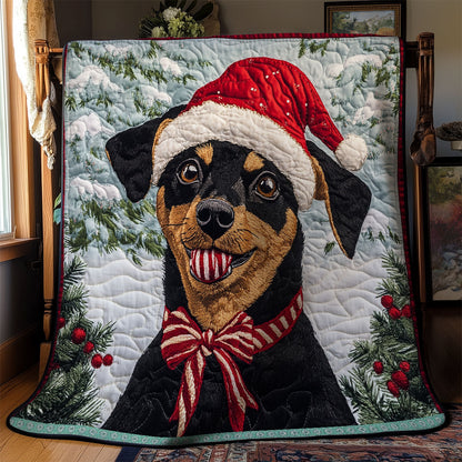 Dog Christmas WX2511013CL Quilt