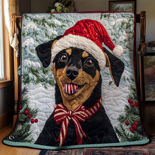 Dog Christmas WX2511013CL Quilt