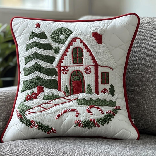 Christmas House XR2109004CL Quilt Pillow Case