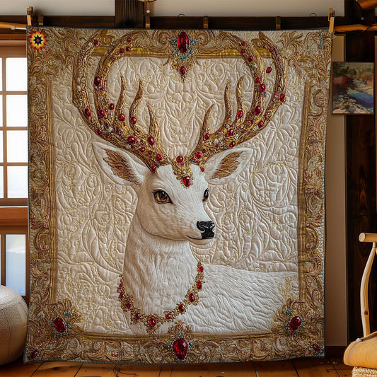 Royal Reindeer WY0512020CL Quilt